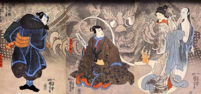 Aparición de monstruos en Arte del Japón